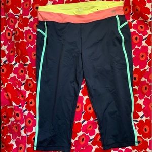 FILA Black Crop Athletic Leggings